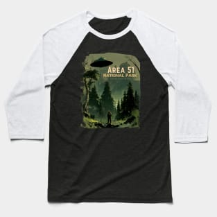 Area 51 National Park - Established In 1955 Baseball T-Shirt
